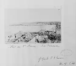 Le port peu après sa construction et avant 1885.