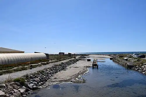 Le chenal côté méditerrannée.