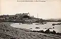 Le port de Locquémeau au début du XXe&nbsp;siècle (carte postale).