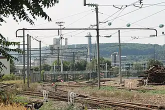 Sortie du plateau anglais vers Borealis et les autres voies du port (à gauche).