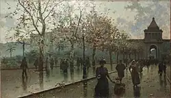 Porta Nuova. 1908. Huile sur toile, 113&nbsp;×&nbsp;198&nbsp;cm, collection de Galleria d'Arte Moderna (Palerme).