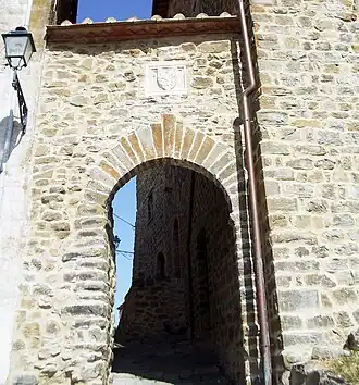 La porte du château.