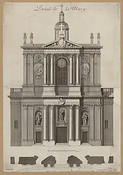 Façade reconstruite en 1709 par Germain Boffrand pour s'harmoniser avec l'hôtel de Soubise en face.