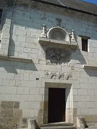 Façade de la maison d'Estouteville.