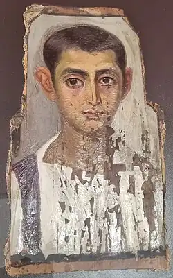 Portrait de jeune garçon, v. 115 ap. J.-C, Musée des Beaux-Arts de Dijon