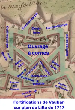 Porte de Gand en 1717