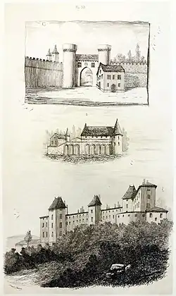 Porte de Saint-Just, Antiquaille et Hospice.