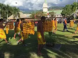 Porteurs d'oranges de la Punaruu