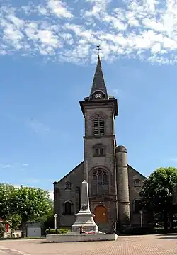 L'église Saint Laurent de La Verrerie.