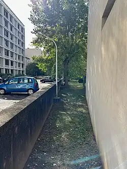 Terrain non bâti à l'emplacement de la Rize, rue du 4-Septembre-1797.