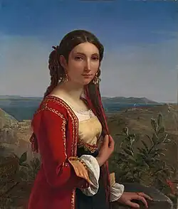 Portrait d'une jeune femme de Retuna (1822), Winterthour, musée Oskar Reinhart « Am Stadtgarten ».