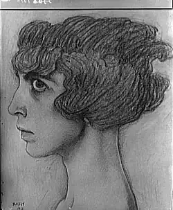 Léon Bakst, Portrait de Luisa Casati (1912), localisation inconnue.