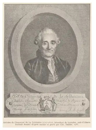 Antoine (de) Chaumont de La Galaizière (1727-1812).