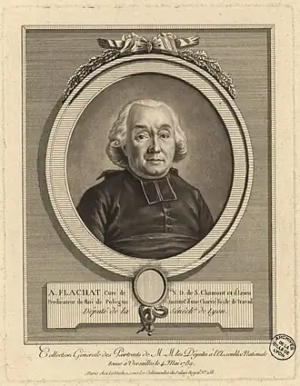 Antoine Flachat, député du clergé. Archives municipales de Lyon.