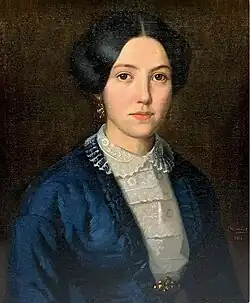 Portrait d'une jeune élégante, 1881.