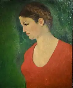 Portrait de Dina, 1940, huile sur toile.