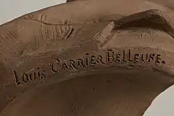 signature de Louis-Robert Carrier-Belleuse