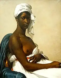 Madeleine ou Le portrait de Madeleine. Marie-Guillemine Benoist, 1800. Musée du Louvre.