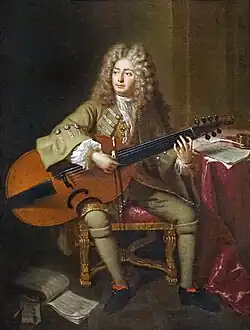 Atelier d'André Bouys, Portrait de Marin Marais (1704).