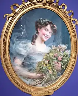 Portrait de Mlle Andrée D…, pastel, 1885. Palais des Beaux-Arts de Lille.