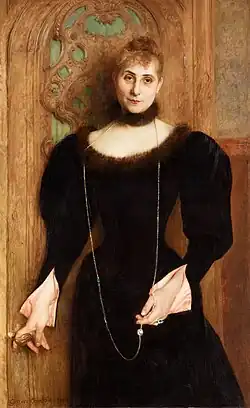 Portrait de l'épouse du consul général Kreismann (1894), Berlin, Alte Nationalgalerie.