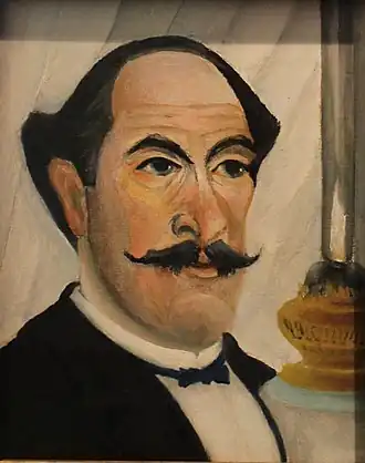 Portrait de l'artiste à la lampe, 1895