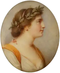 Portrait de l'héroïne Corinne de Germaine de Staël (Venise, musée Correr)