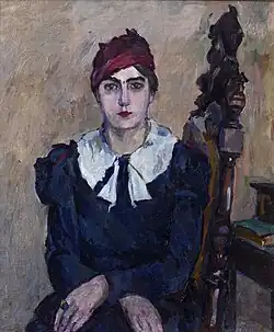 Portrait d'actrice Elena Gogoleva (1933-34)