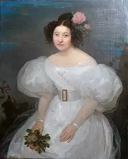 Portrait d'Elisa Boizard, née Riverin, 1832, collection privée.
