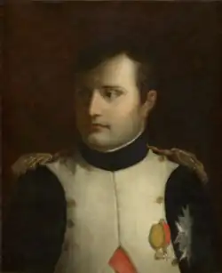Portrait de Napoléon Bonaparte, huile sur toile, 65&nbsp;×&nbsp;53&nbsp;cm, localisation inconnue.
