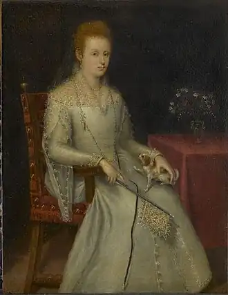 Portrait présumé de Laudomia Gozzadini, vers 1600 – Musée des Beaux-Arts et d'Archéologie de Besançon, Besançon.