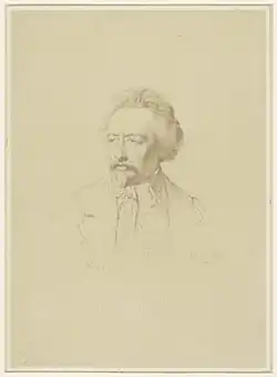 Portrait d'Ary Scheffer(vers 1832). Amsterdam, Rijksmuseum.