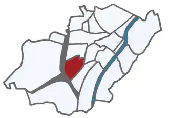 Localisation de Quartier des Étangs