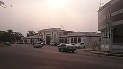 Ancien centre philatélique devenu le siège de la Société des Télécommunications du Congo (SOTELCO) à Brazzaville.