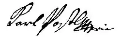 signature de Karel Postl (peintre)