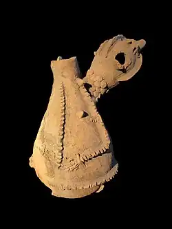 Récipient destiné à protéger les femmes enceintes.