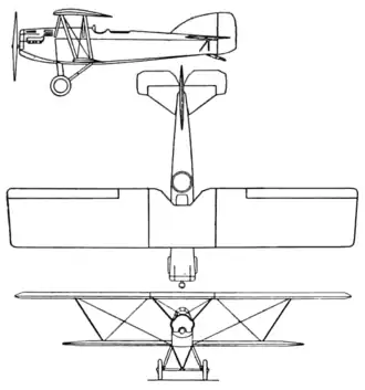 vue en plan de l’avion