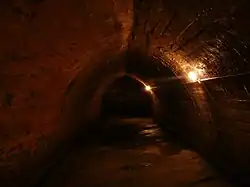 Intérieur de la glacière.