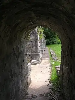 Vue vers l'extérieur.