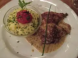 Poulet Gaston Gérard à la moutarde de Dijon