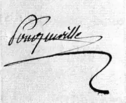 signature de François Pouqueville
