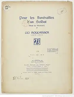 Image illustrative de l’article Pour les funérailles d'un soldat