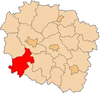 Localisation de Powiat de Żnin