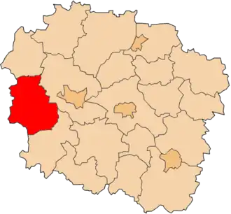 Localisation de Powiat de Nakło