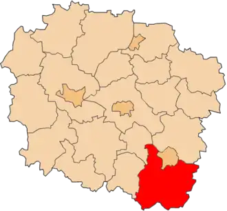 Localisation de Powiat de Włocławek