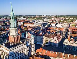 Vieux marché de Poznań.