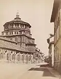 Église Santa Maria delle Grazie, Milan, photographie, vers 1860.