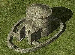 Ricostitution graphique du puits sacré