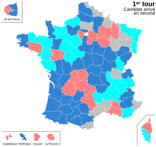 Candidat arrivé en seconde position