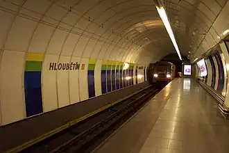 Image illustrative de l’article Hloubětín (métro de Prague)